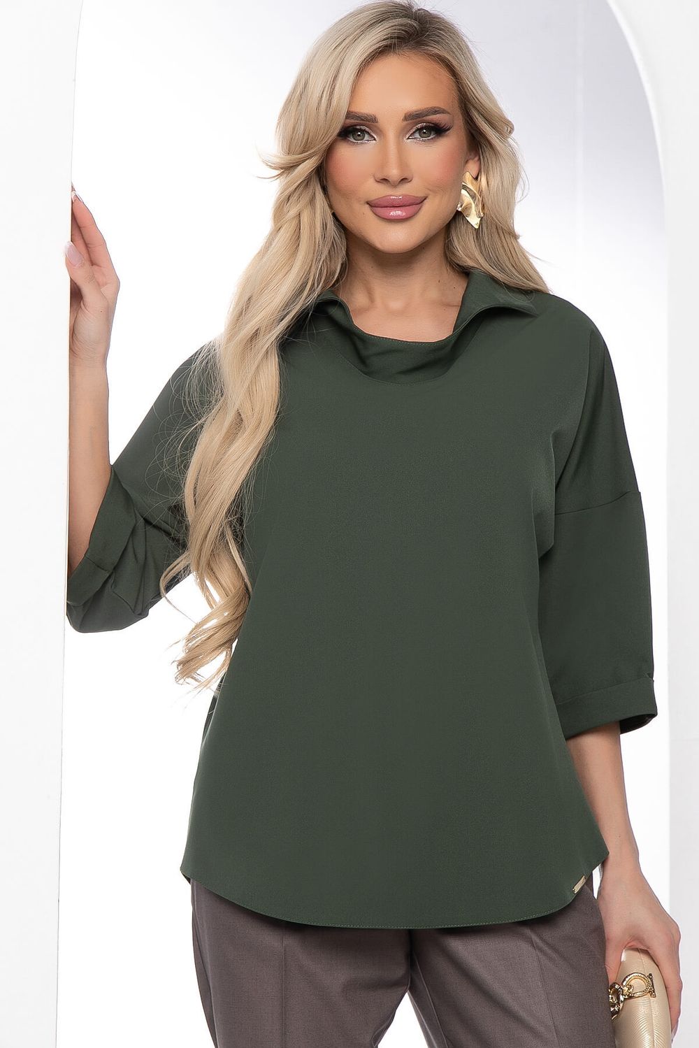 Блуза "Аста" (хаки) Б8394 LT Collection