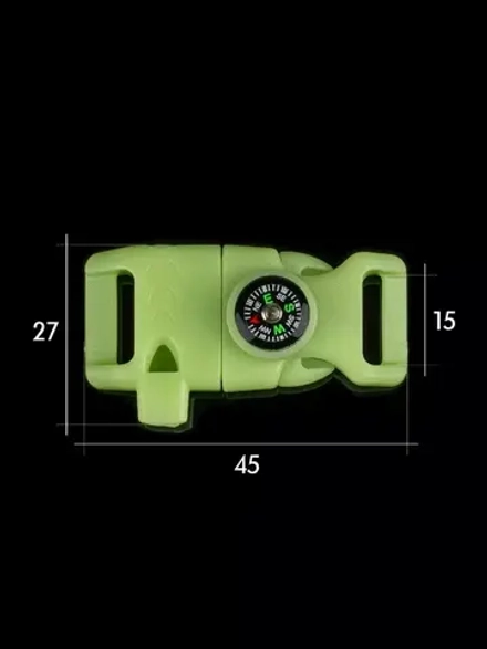 Фастекс со свистком, огнивом и компасом