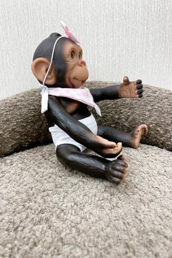 УЦЕНКА Кукла Marina and Pau 26cм Baby Monkey, виниловая (390)