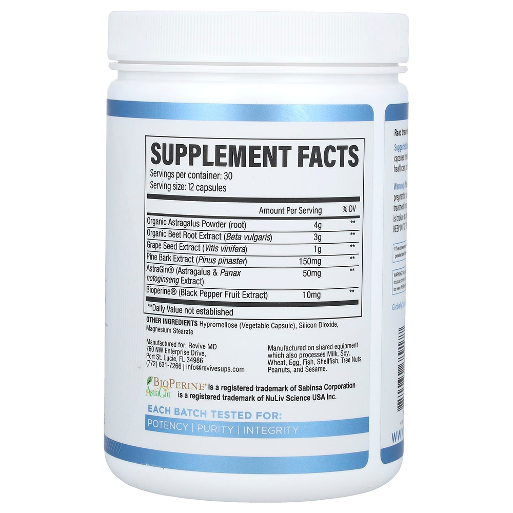 Revive, для почек, 360 вегетарианских капсул
