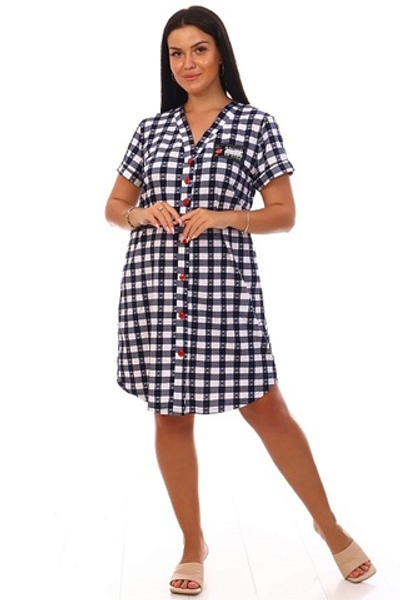 Халат женский "255Т К.П" пуговицы (159)