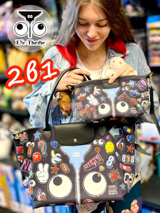 Сумка 2 в 1 тоут мешок шоппер клатч кошелек модная на плечо