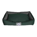 Лежак для средней собаки размер L антивандальный разборный серо-зеленый Lapalandia
