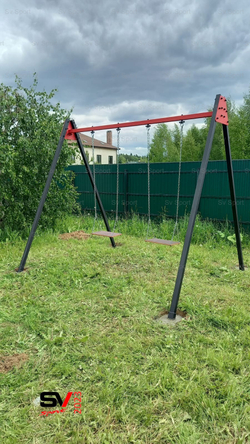 Монтаж уличных качелей Sv Sport