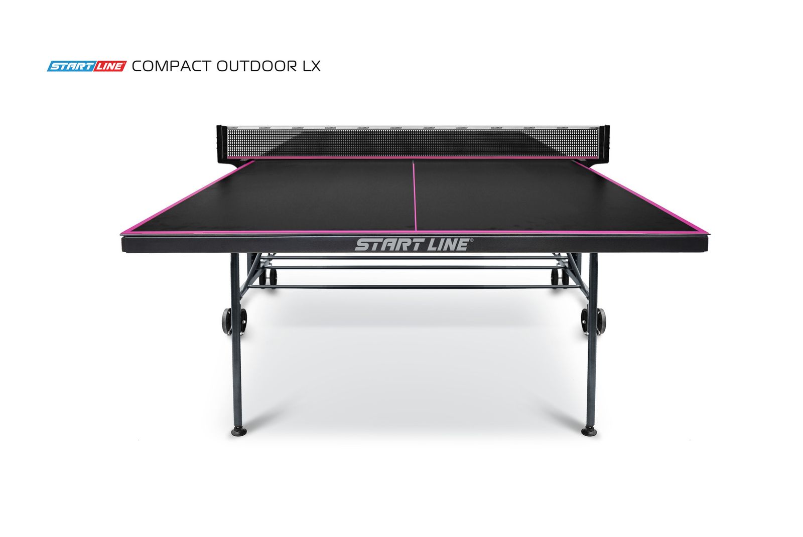 Стол теннисный Compact-2 LX Всепогодный Black фото №4