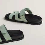 Hermes Chypre Sandal "Vert Jade"