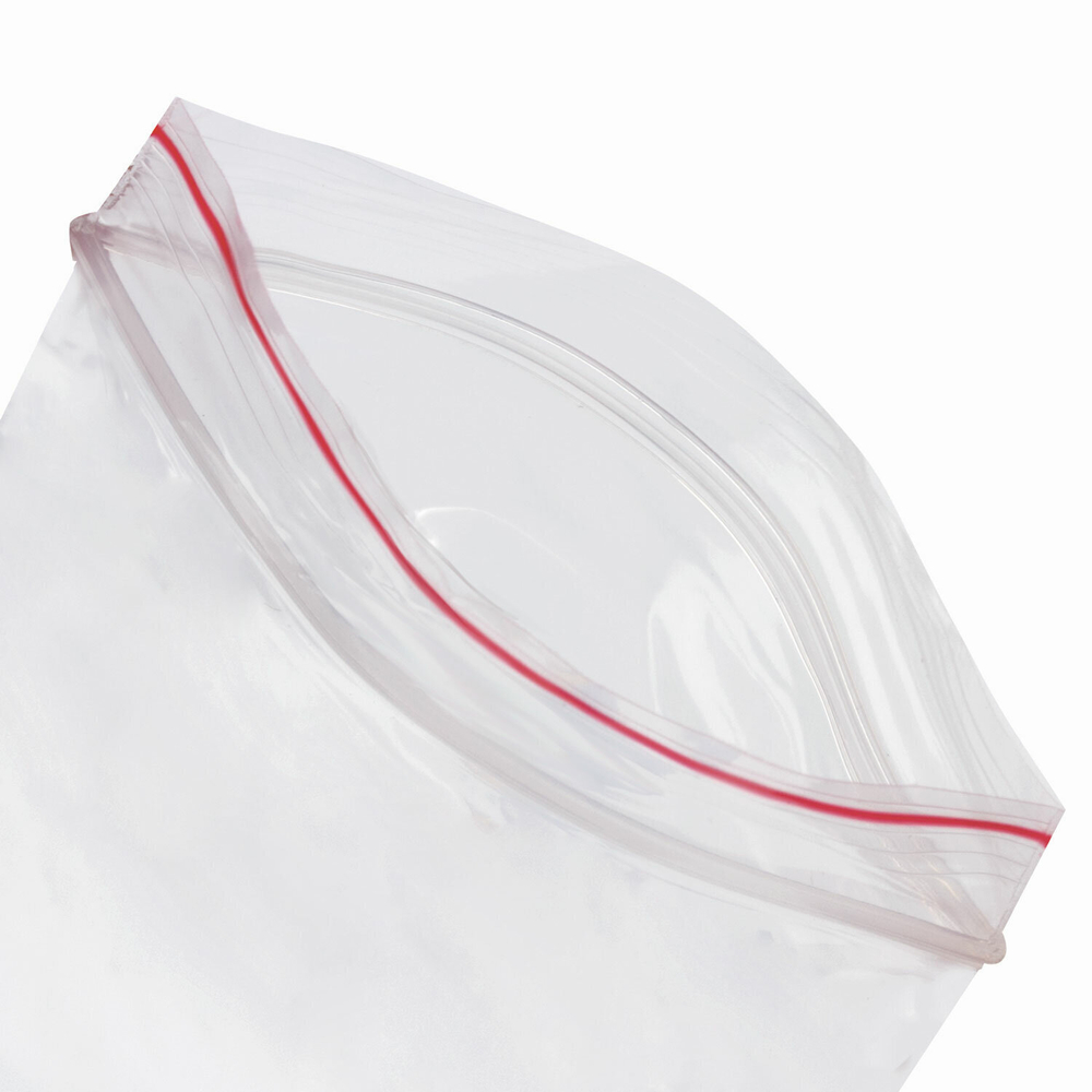 Пакеты с замком ZIP LOCK "зиплок" комплект 100 шт. 60х80 мм ПВД толщина 35 микрон BRAUBERG (20 штук в упаковке)