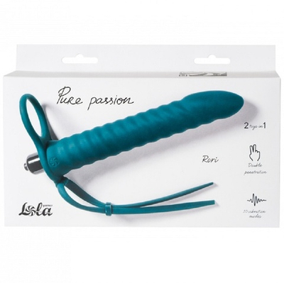 Насадка для двойного проникновения Pure Passion Rori с вибрацией 16.2 см