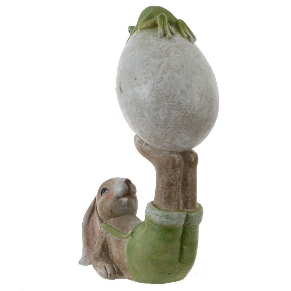 GAEM Фигурка декоративная "Заяц с яйцом", L12,5 W7 H19 см