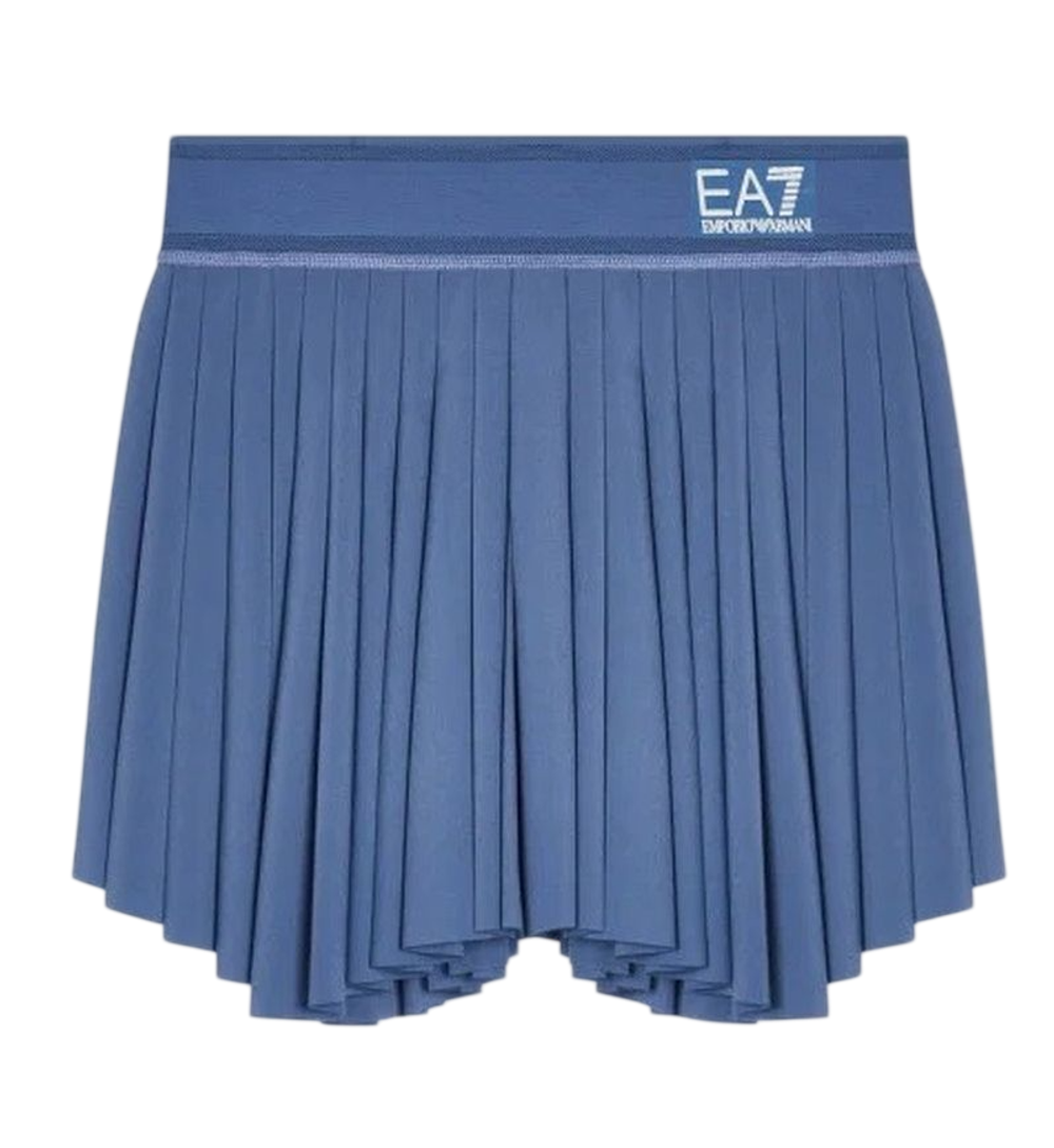 Теннисная юбка EA7 Tennis Pro Mini In Ventus7 - blue horizon