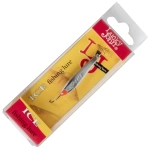 Блесна вертикальная зимняя Lucky John S-1 с впаянным одинарным крючком, блистер (31мм, 1.5гр)