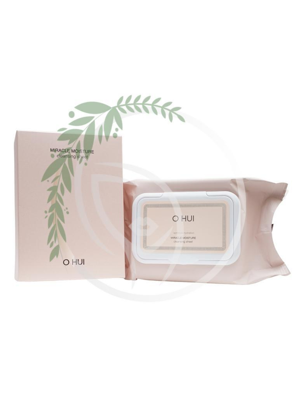 O HUI Miracle Moisture Cleansing Очищающие салфетки для демакияжа с успок. действием, 60шт