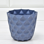 Горшок цветочный Wave 0,65л d115мм, вулканический серый