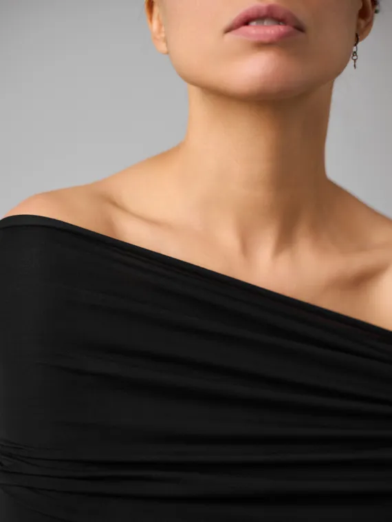 Модал, кулирная гладь, Турция, черный 170