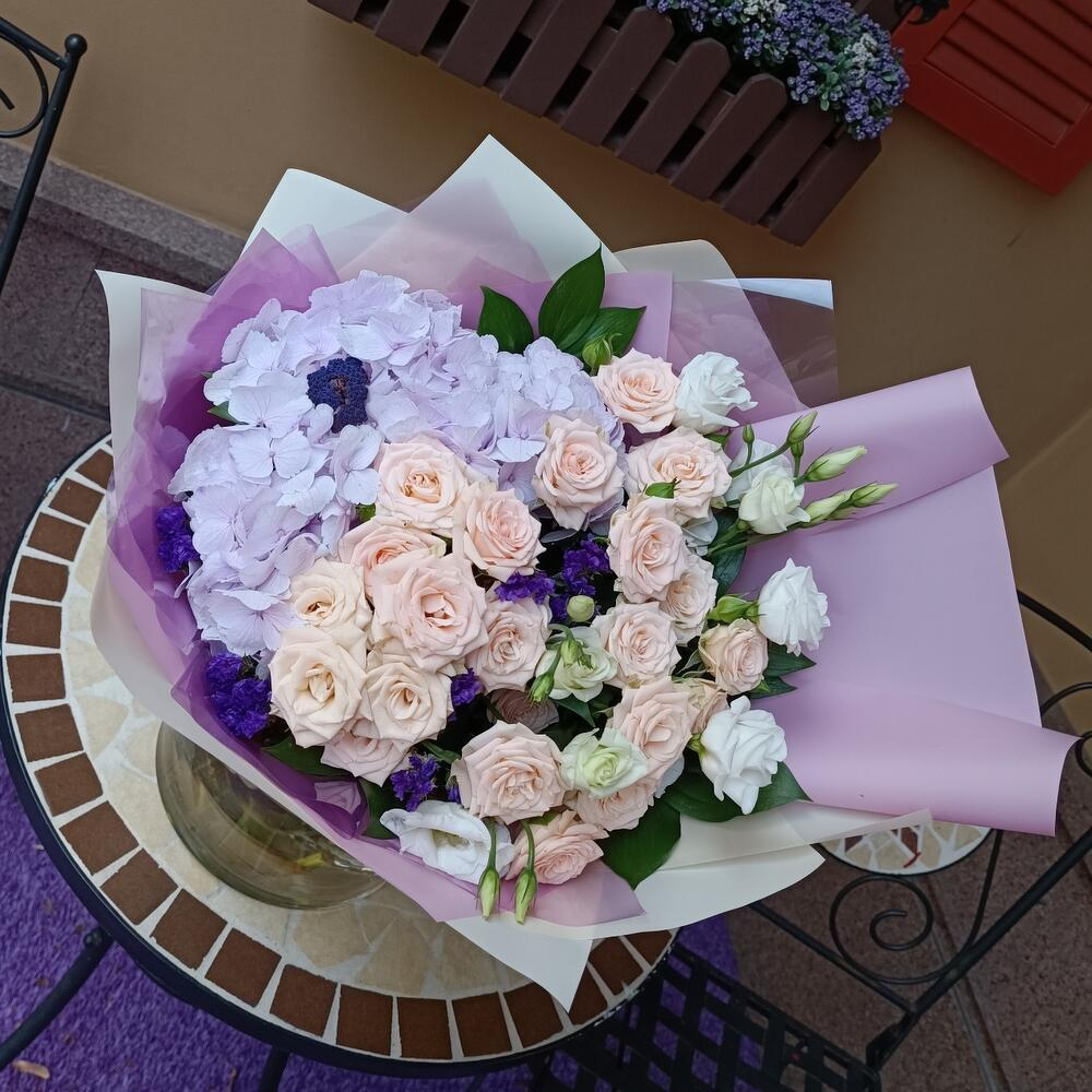 Букет цветов «Лаванда флер»