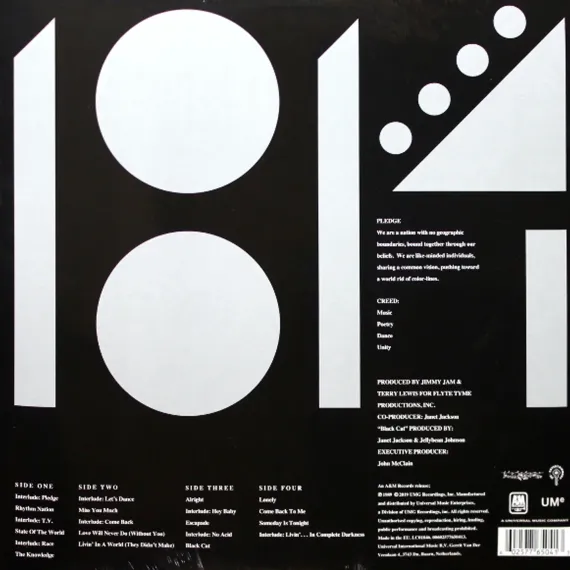 Janet Jackson – Janet Jackson's Rhythm Nation 1814 LP