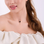 Подвес Клевер с ониксом