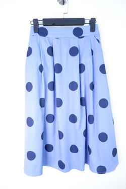 Юбка в крупный горошек, визуально 44/46 размер