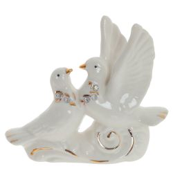 GAEM Фигурка декоративная "Голуби", L10 W3,5 H9 см
