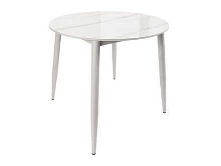 Стол Uni-Form-R.2B SGrey/White Gloss Marble 727*800*800