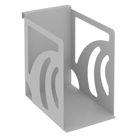 Навесной лоток для папок широкий MAN-12.T-30 Металл Серый 160*273*250