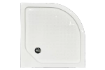 Душевой уголок Royal Bath RB90HK-T-BL-Practic 90х90 стекло прозрачное/профиль черный