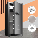 Сейф DELI "AE135" биометрический + электронный замок + ключ, 1200x550х520 мм, 74 кг, черный