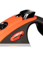 Поводок-рулетка Flexi XTREME M. Лента 5 м. для собак до 35 кг. Оранжевый