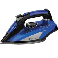 Утюг Vitek VT-1268, 2800 Вт, керамическая подошва, синий/черный