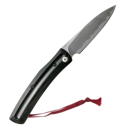 Складной нож Mcusta Slip Joint Knife MC-0191C c клинком из стали VG-10 San Mai (Laminated 420J2) рукоять дерево