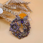 Брошь"Цветочная фантазия"