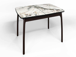 Стол СМ-6 Флорида опора массив изогнутая венге