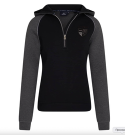 Худи HV Polo Half Zip Mariet - Grey/Black