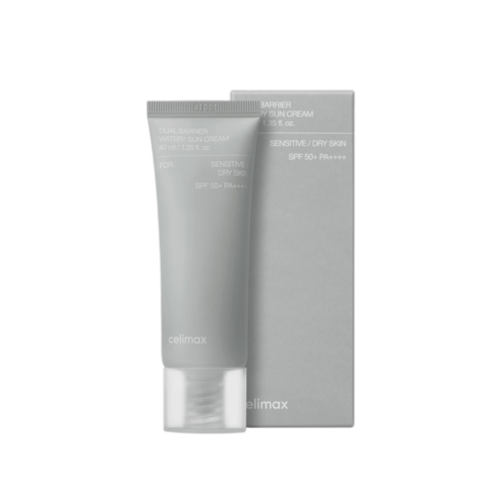 Celimax Dual Barrier Watery Sun Cream SPF50+PA++++, 40ml - Солнцезащитный крем с комплексом церамидов