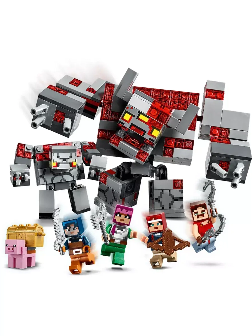 Конструктор Майнкрафт Битва за красную пыль 542 детали