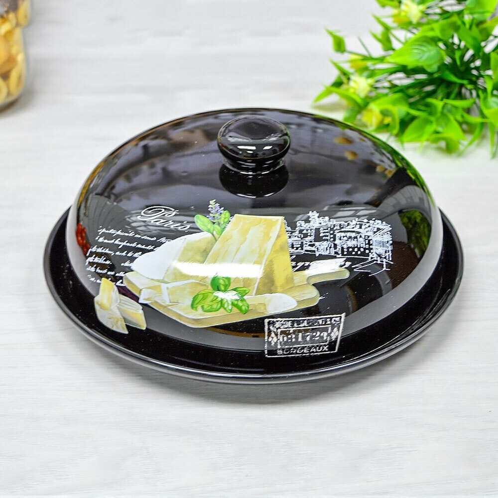 Блюдо для блинов "Черный трюфель" 23см, Prima collection