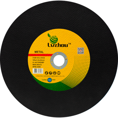 Диск отрезной по металлу и нержавеющей стали LVZHOU 355х3,0х32mm, KOL35530