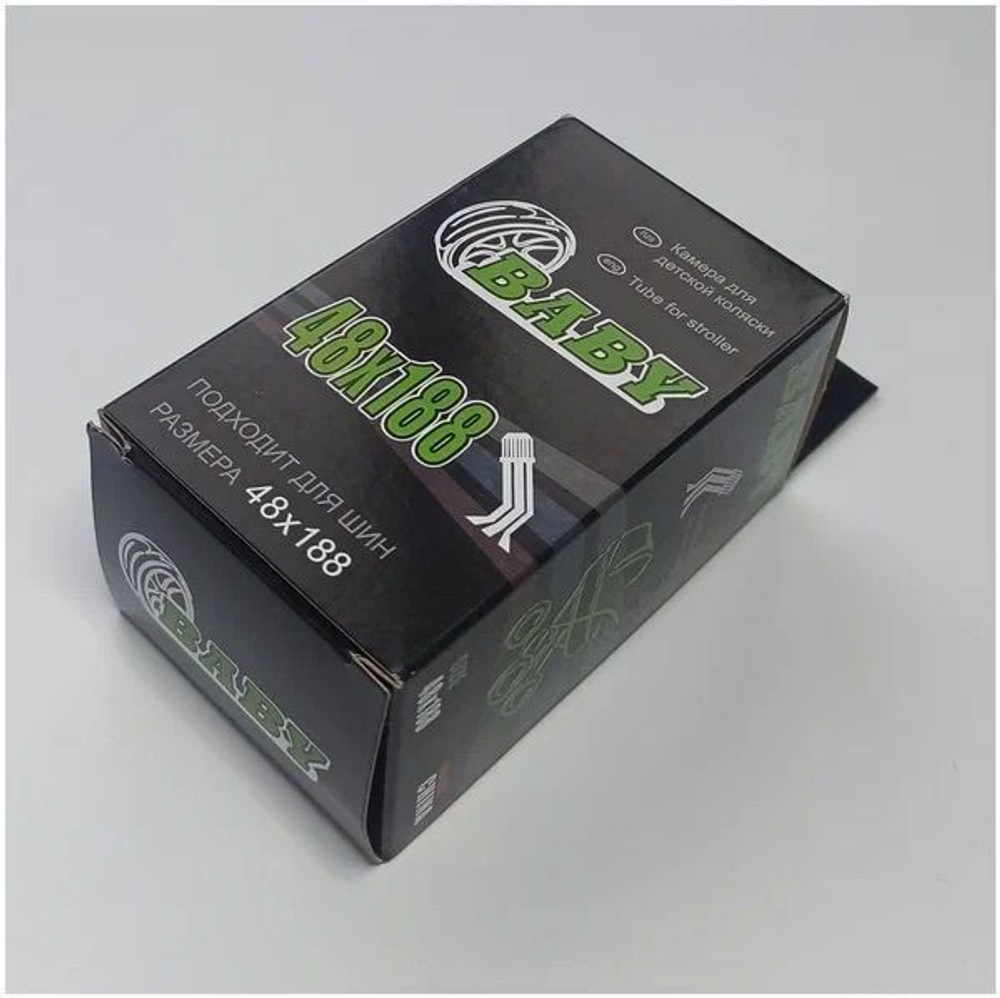 Камера вело колясочная 48х188 кривой ниппель