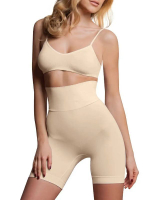Моделирующие бесшовные панталоны из мягкой микрофибры (Размер: L-XL) (Цвет: бежевый)