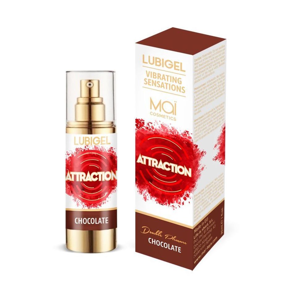 LT2121 / LUBIGEL Жидкий интимный гель с эффектом вибрации (шоколад) 30 ML