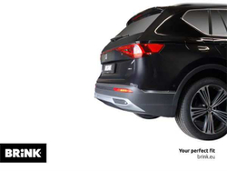 Фаркоп Brink (Thule) 666100 для Volkswagen Tiguan 2017-, Audi Q3 2011-2018, Seat Ateca 2016-(паспорт и сертификат в комплекте)(без электрики)
