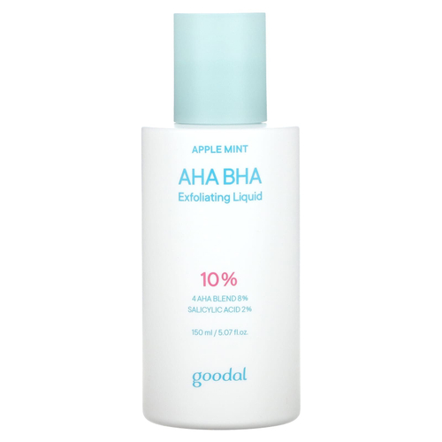 Goodal, жидкий отшелушивающий продукт с АГК и БГК, со вкусом яблока и мяты, 150 мл (5,07 жидк. унции)