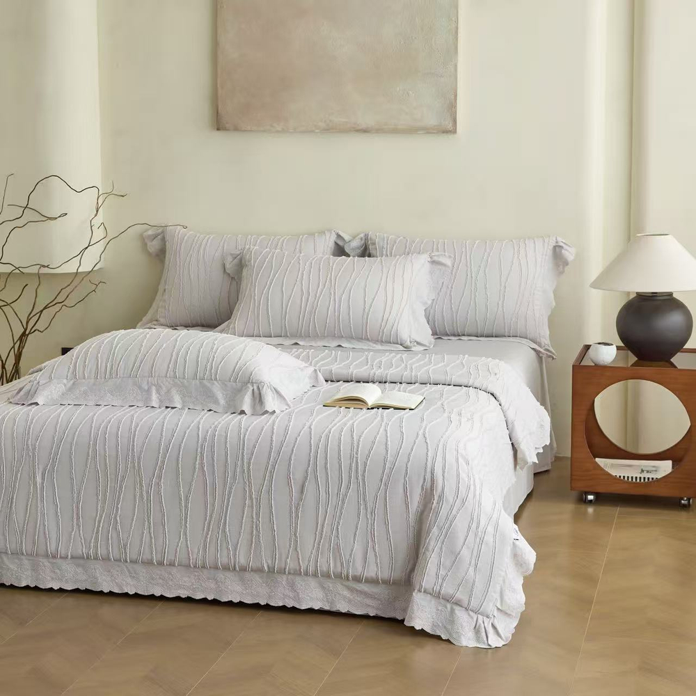 Одеяло «Вареный хлопок» 200х230 | серый