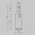 Светильник на штанге Maytoni Technical Focus Led TR144-1-12W4K-W-PT
