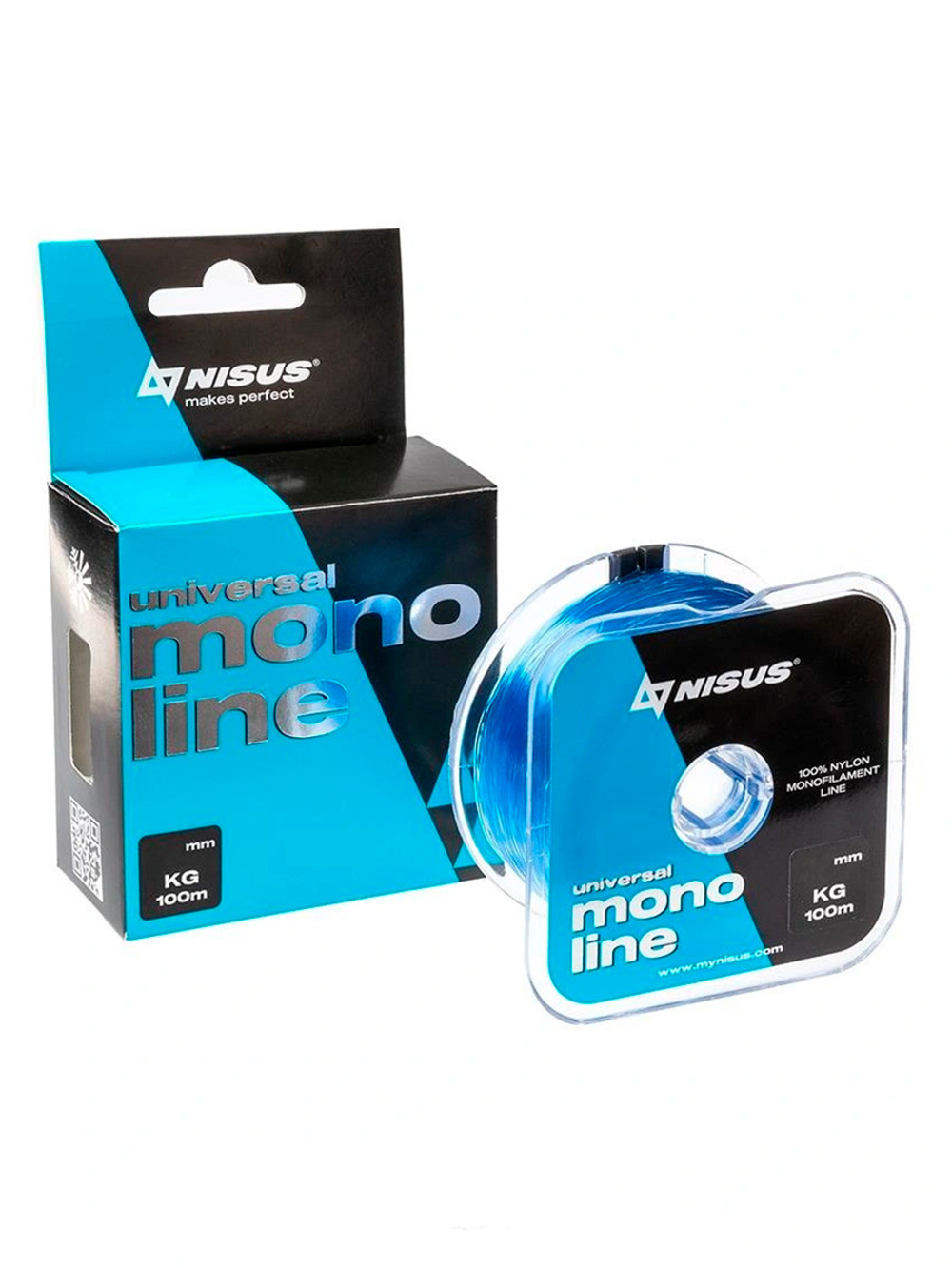 Леска для рыбалки Nisus MONOLINE Blue Nylon 0,25mm/100m (N-MB-025-100)