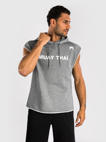 Худи без рукавов Venum Muay Thai VT Heather Grey