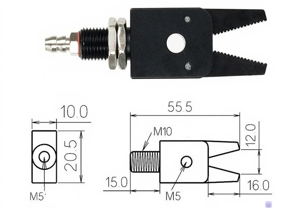 mini-E J1060EM10 – Мини захват литника