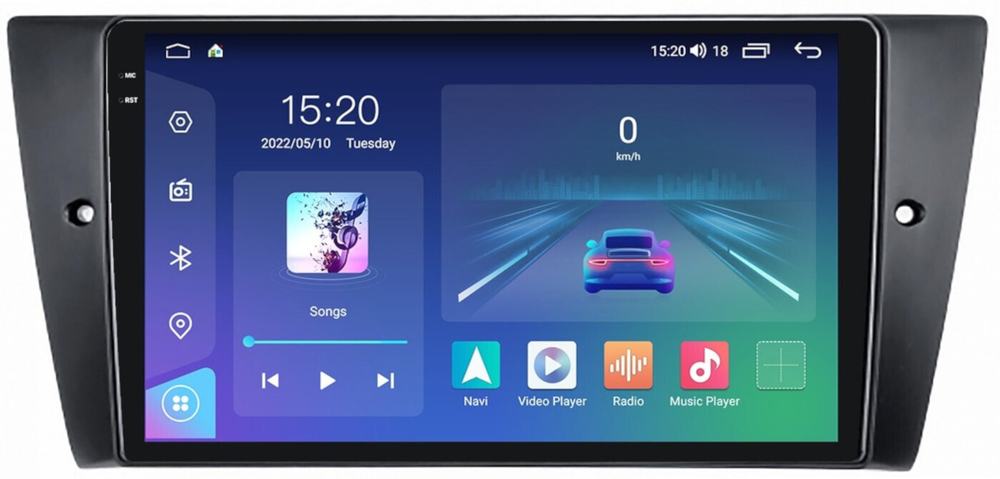 Магнитола для BMW 3 (E90) 2005-2012 (без штатного экрана) - Parafar PF397RN2K на Android 13, QLED+2K, ТОП процессор, 4Гб+32Гб, CarPlay, 4G SIM-слот