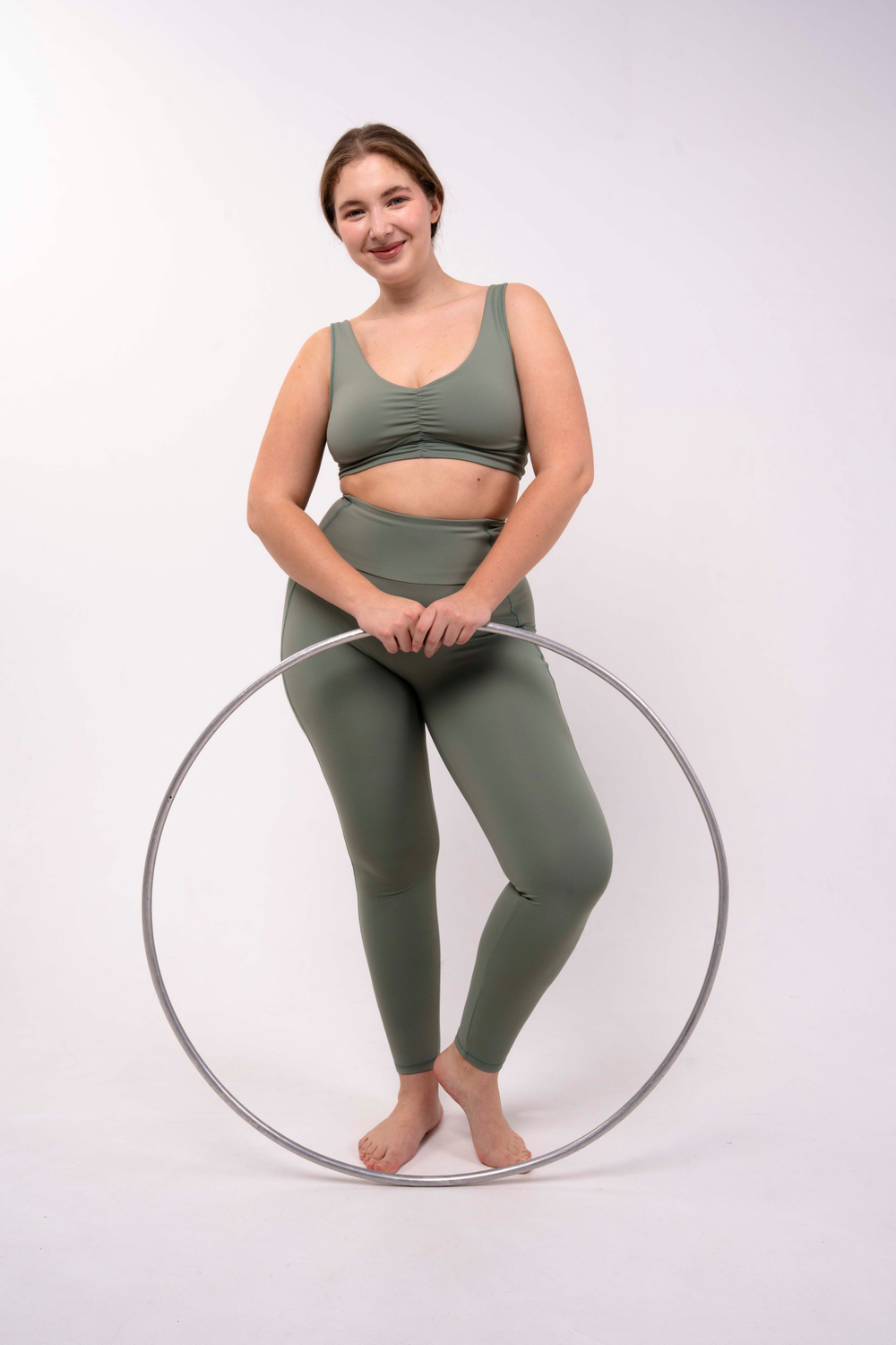 Спортивные леггинсы из бифлекса