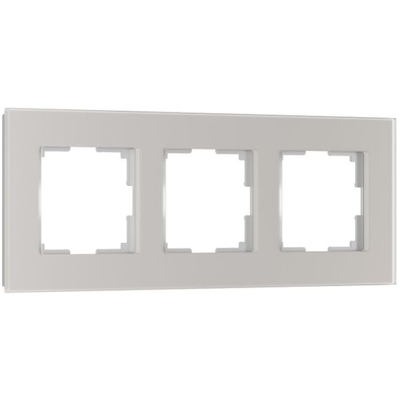 Рамка Werkel Senso на 3 поста дымчатый W0033117 4690389206450